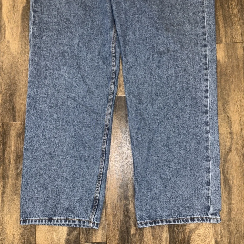 Levi's 550 Relaxed‎ Fit Straight Leg Dark Wash Denim Jeans Men's Size 42x30